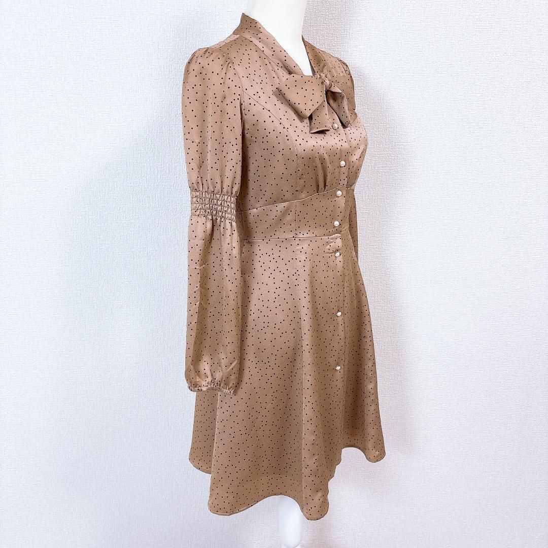 TOCCA 胸元リボンタイAラインフ ワンピース 0