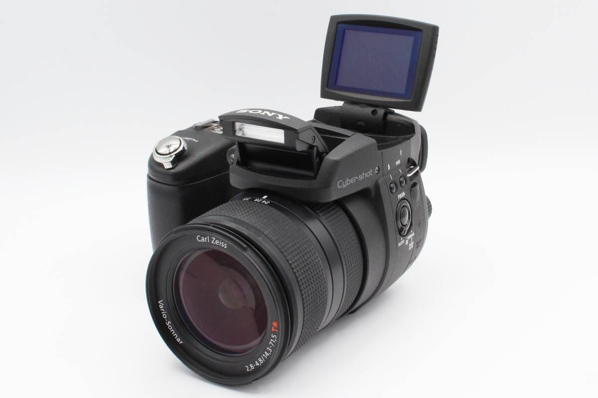 動作品 ソニー SONY サイバーショット Cyber-shot DSC-R1 コンパクトデジタルカメラ ブラック バッテリー CFカード ♯388