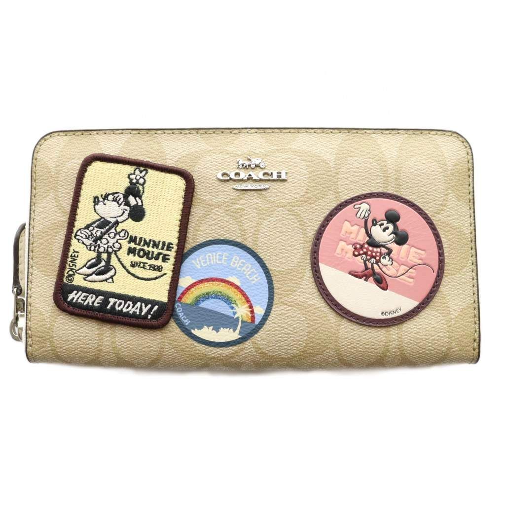 コーチ COACH ×ディズニー Disney ミニーマウス パッチワーク
