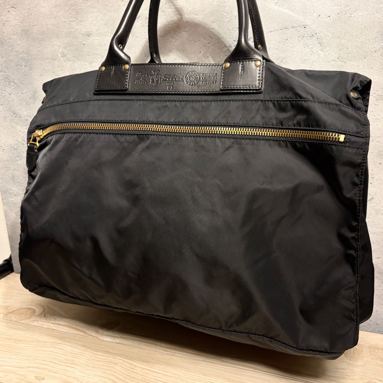 ✨Felisi フェリージ P3 ボストンバッグ ブラック 美品✨ ナイロン