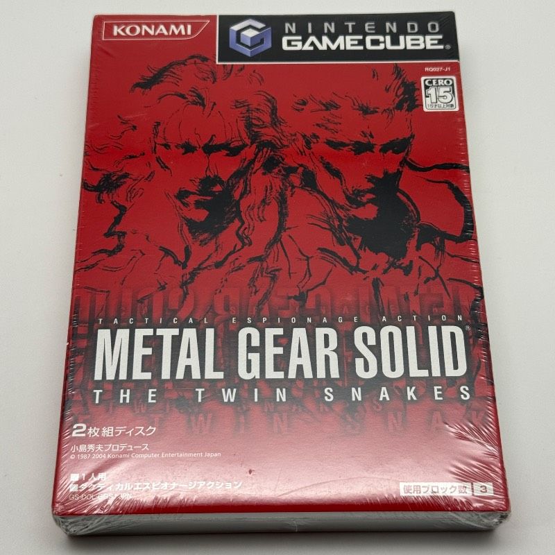 ☆希少 未開封☆ゲームキューブ メタルギアソリッド ザ・ツイン