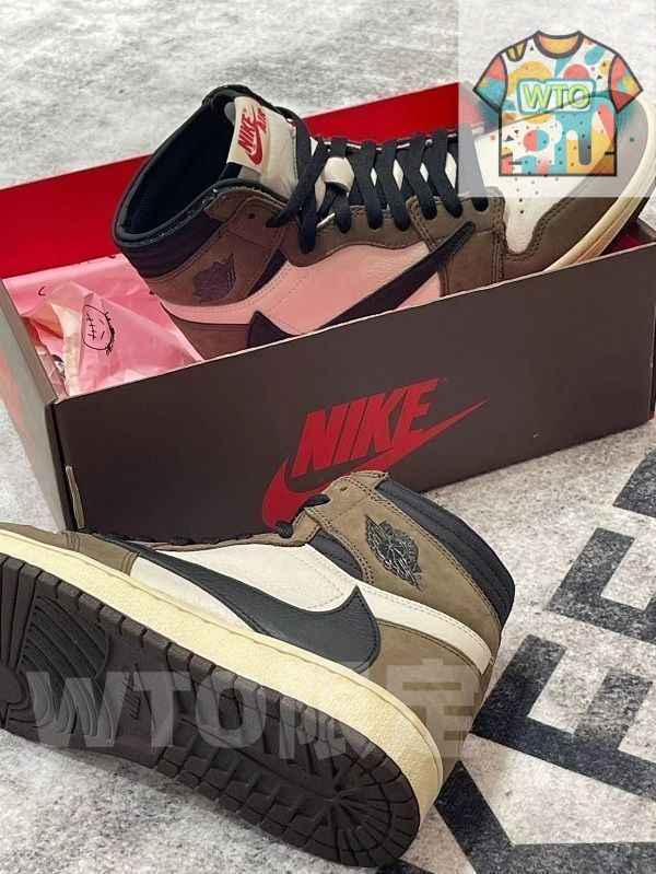 Travis Scott × Nike Air Jordan 1 High 0| | -WTO輸入1