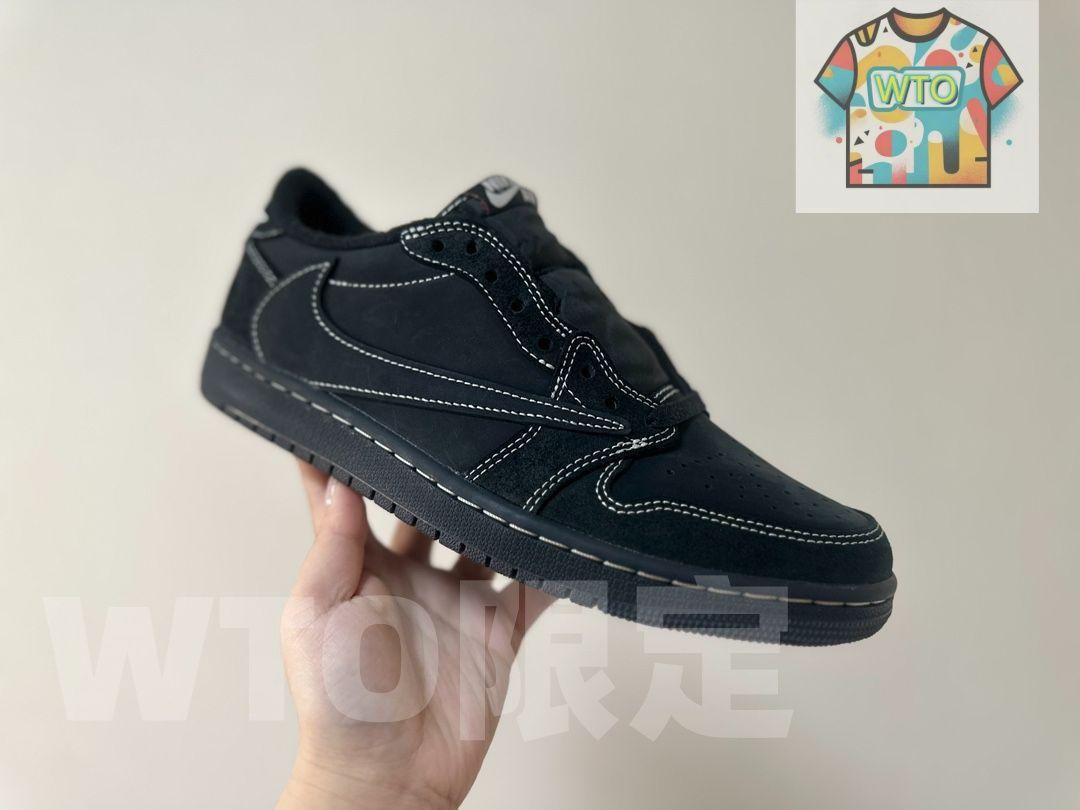 トラヴィス スコット × ナイキ エアジョーダン 1 ロー レトロ OG SP ブラック ファントム DM7866-001 | | -WTO輸入1