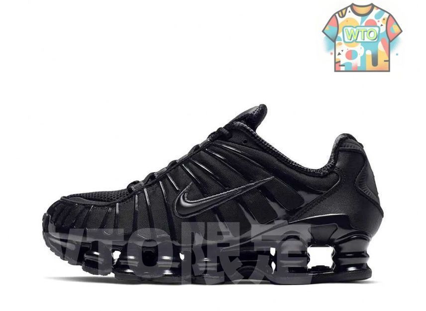 ナイキ ウィメンズ ショックス TL ブラック アンド マックスオレンジ AR3566-002-WTO輸入2