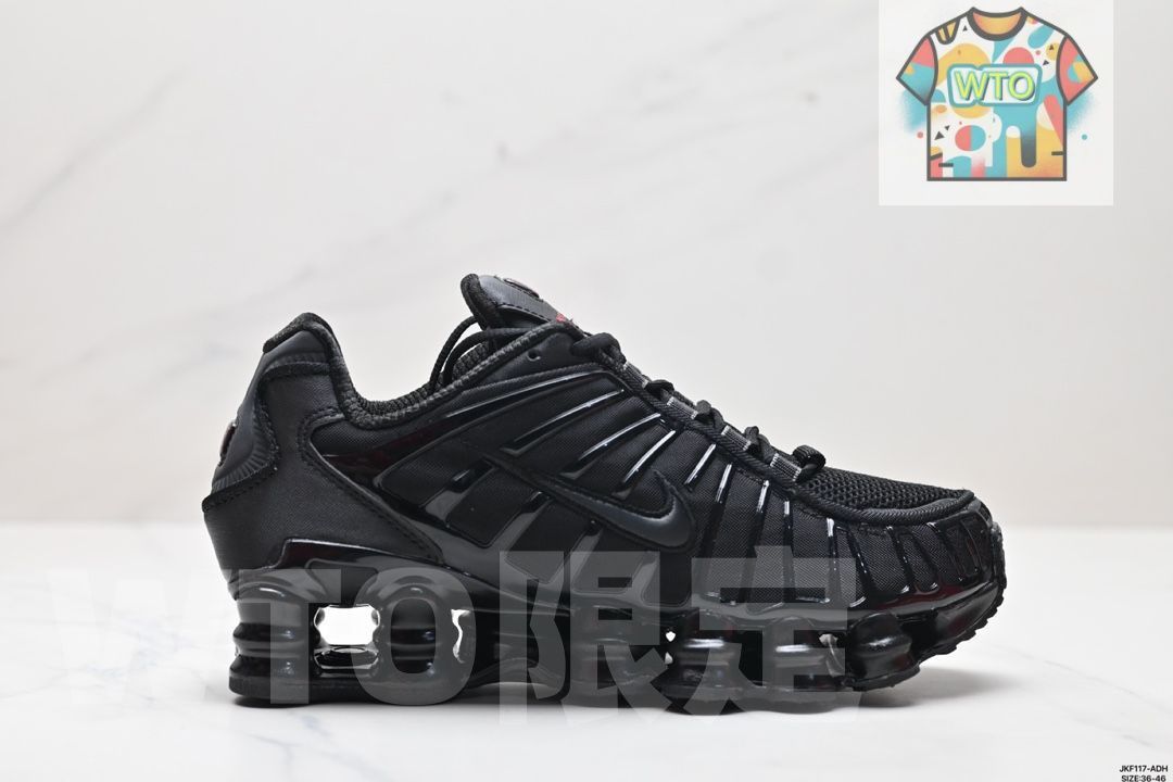 ナイキ ウィメンズ ショックス TL ブラック アンド マックスオレンジ AR3566-002-WTO輸入2