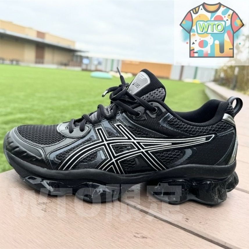 アシックス ゲルクォンタム キネティック グラファイトグレー ブラックスニーカー| | -WTO輸入1