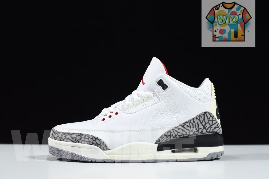 ナイキ エアジョーダン3 レトロ ホワイトセメント リイマジンドDN3707-100-WTO輸入2