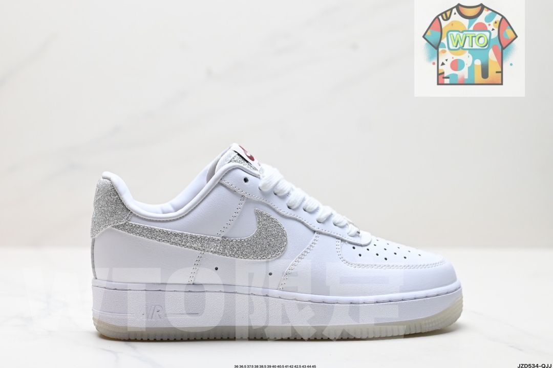 ナイキ ウィメンズ エアフォース1 07 LX ホワイト クールグレー マルチ -WTO輸入2