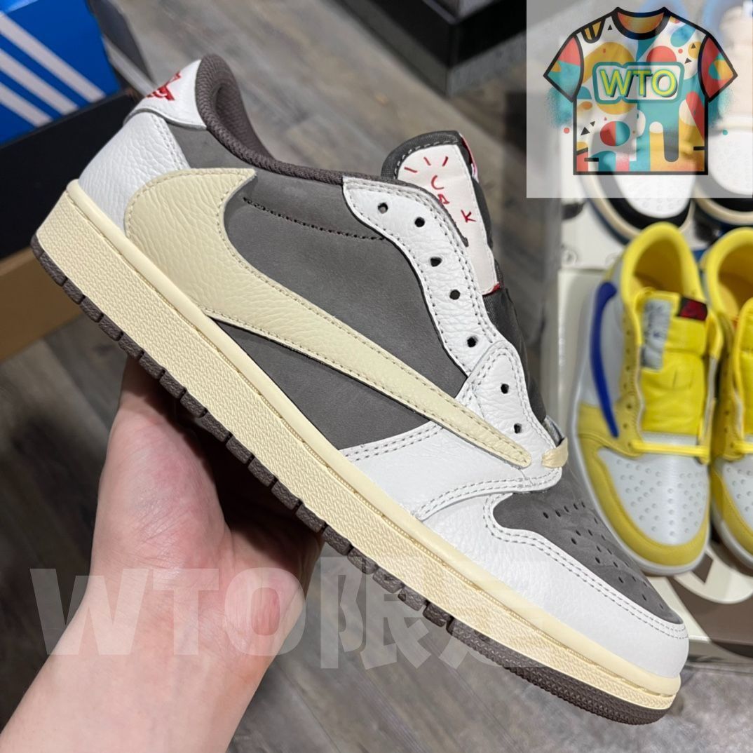 トラヴィススコット × ナイキ エアジョーダン1 ロー OG SP リバース モカ セイル アンド リッジロック| | -WTO輸入1