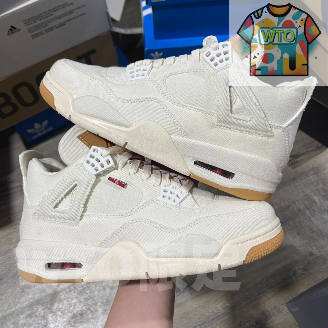 リーバイス × ジョーダン 4 レトロ ホワイト リーバイスタグ | | -WTO輸入1