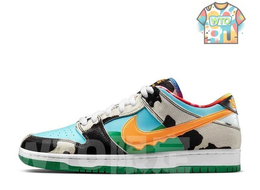 ベン - ジェリーズ × ナイキ SB ダンク ロー チャンキーダンキーCU3244-100-WTO輸入2