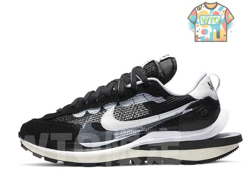 サカイ × ナイキ ヴェイパー ワッフル ブラックアンドホワイト CV1363-001-WTO輸入2