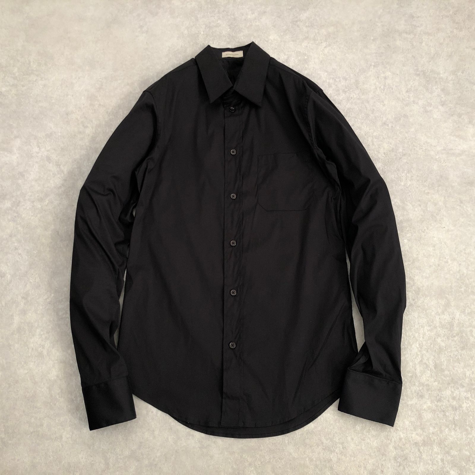 BALENCIAGA ALL BLACK ドレッシー シャツ バレンシアガ