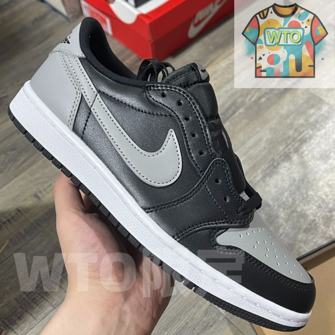 ナイキ エアジョーダン1 ロー ブラック グレー| | -WTO輸入1