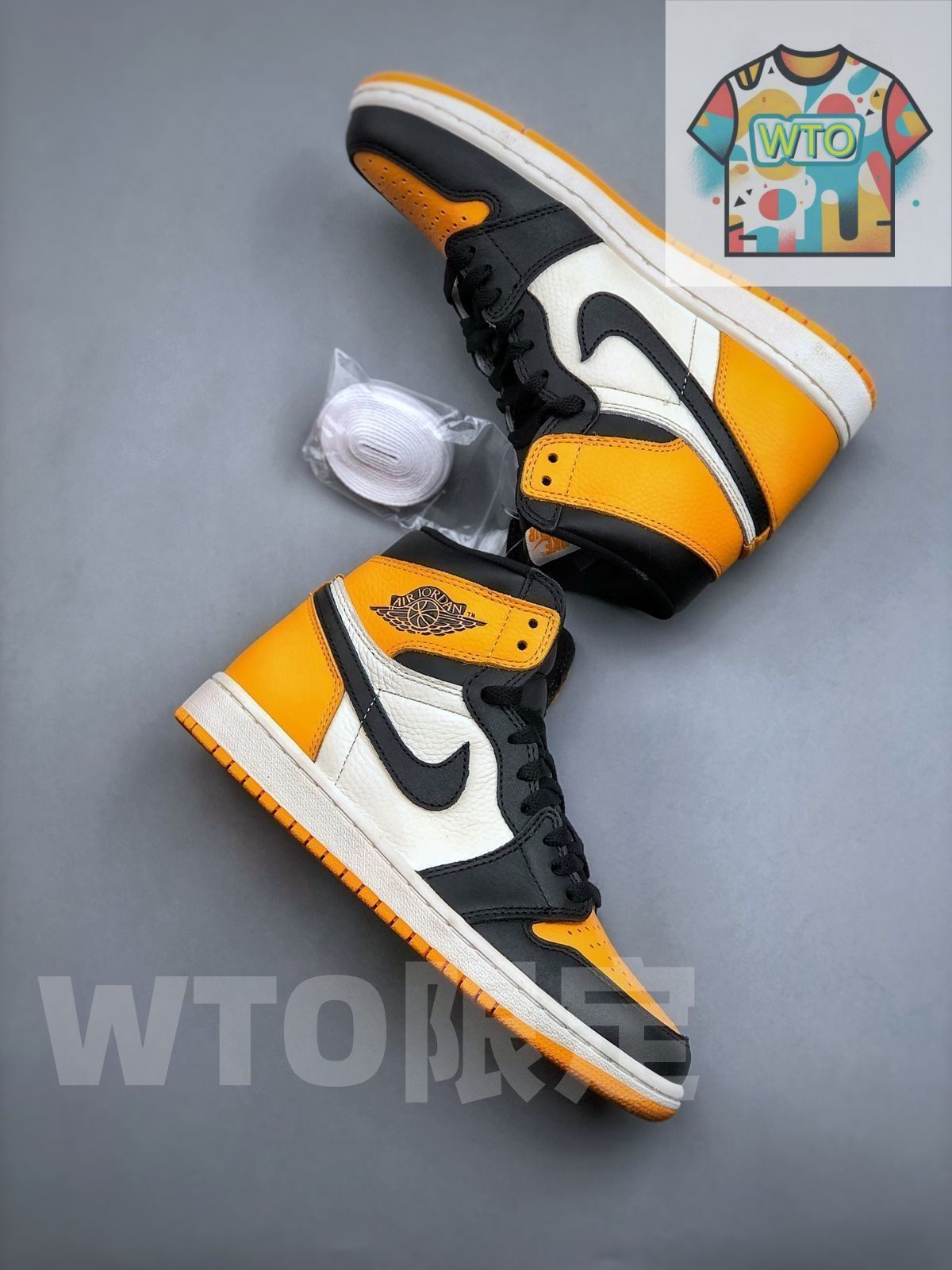 ナイキ スニーカー Air Jordan 1 High OG Yellow Toe AJ1 メンズ レディース| | -WTO輸入1