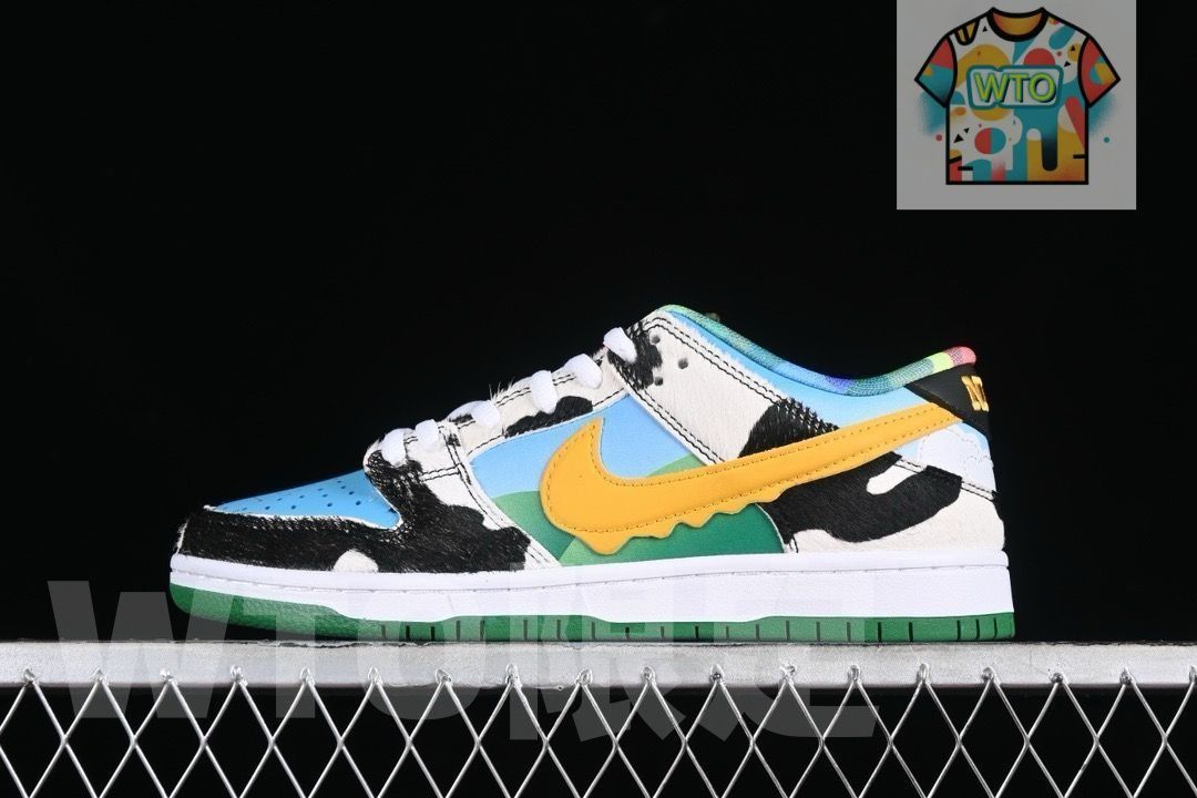 ベン - ジェリーズ × ナイキ SB ダンク ロー チャンキーダンキーCU3244-100-WTO輸入2