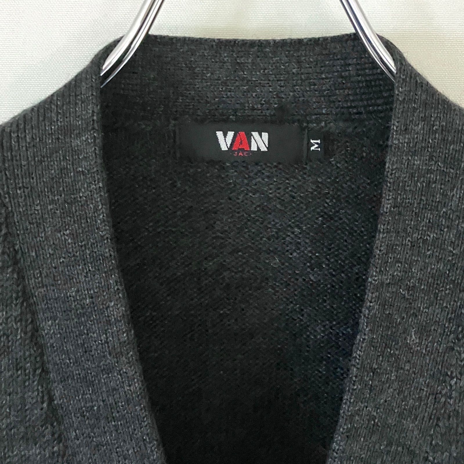 ヴァンヂャケット VAN JACKET☆6つボタン☆ウールカーディガン☆厚手 
