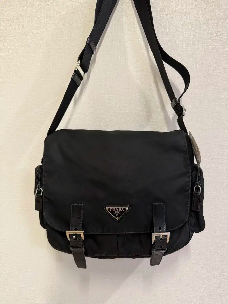 PRADA プラダ ポコノ ナイロン ブラック スモール メッセンジャーバッグ クロスバッグ ショルダーバッグ