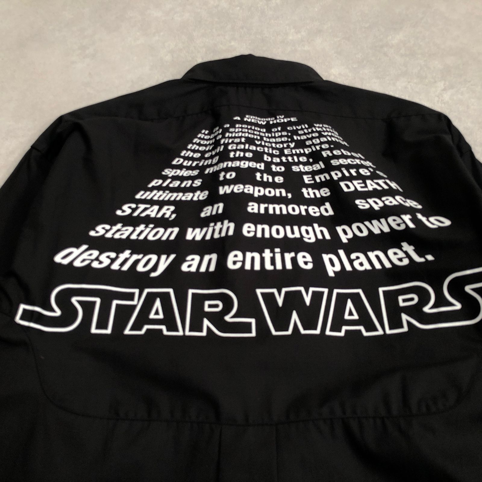 COMME des GARCONS x STAR WARS スターウォーズ コラボ ブラック シャツ コムデギャルソン