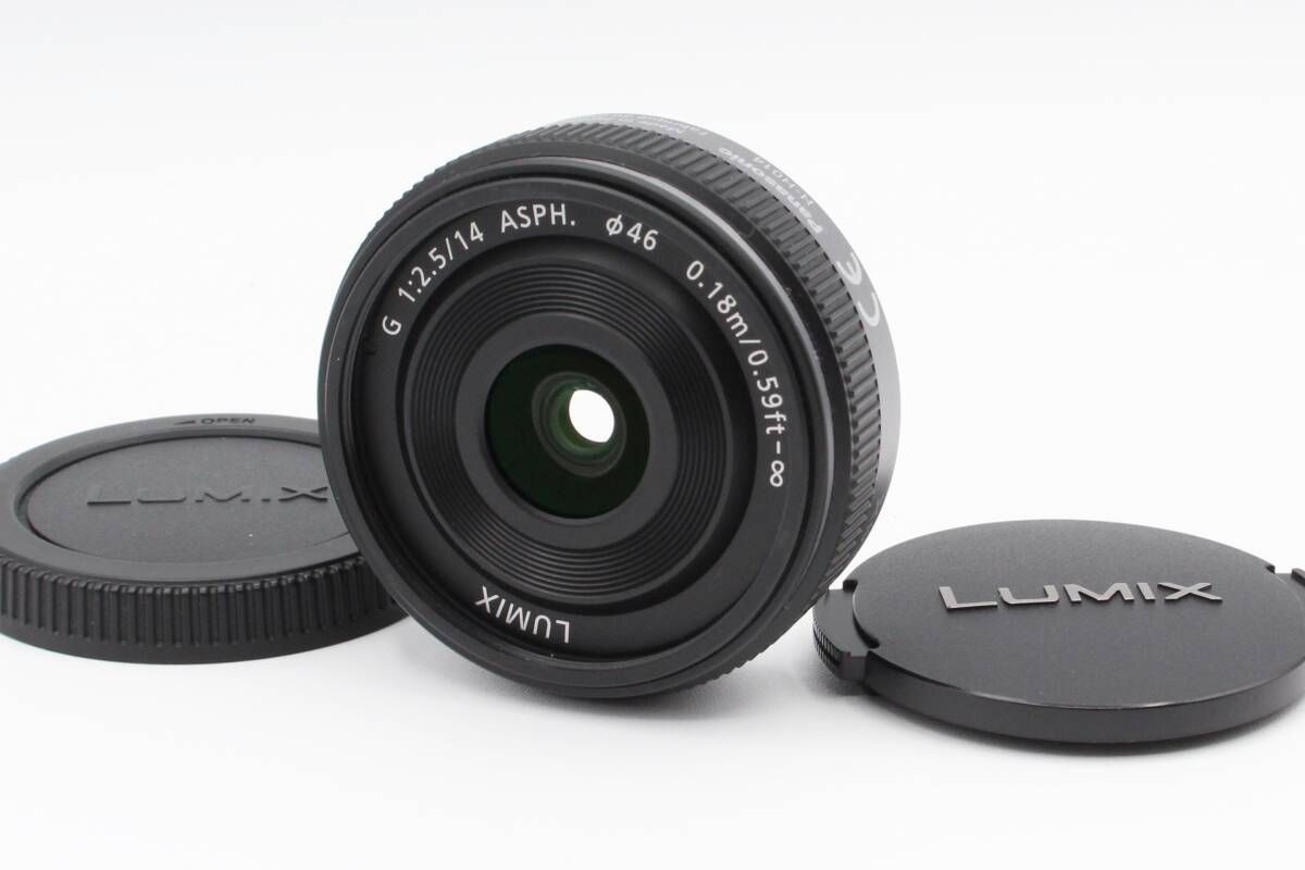 上 パナソニック LUMIX ルミックス G 14mm F2.5 ASPH. H-H014 単焦点レンズ ♯387