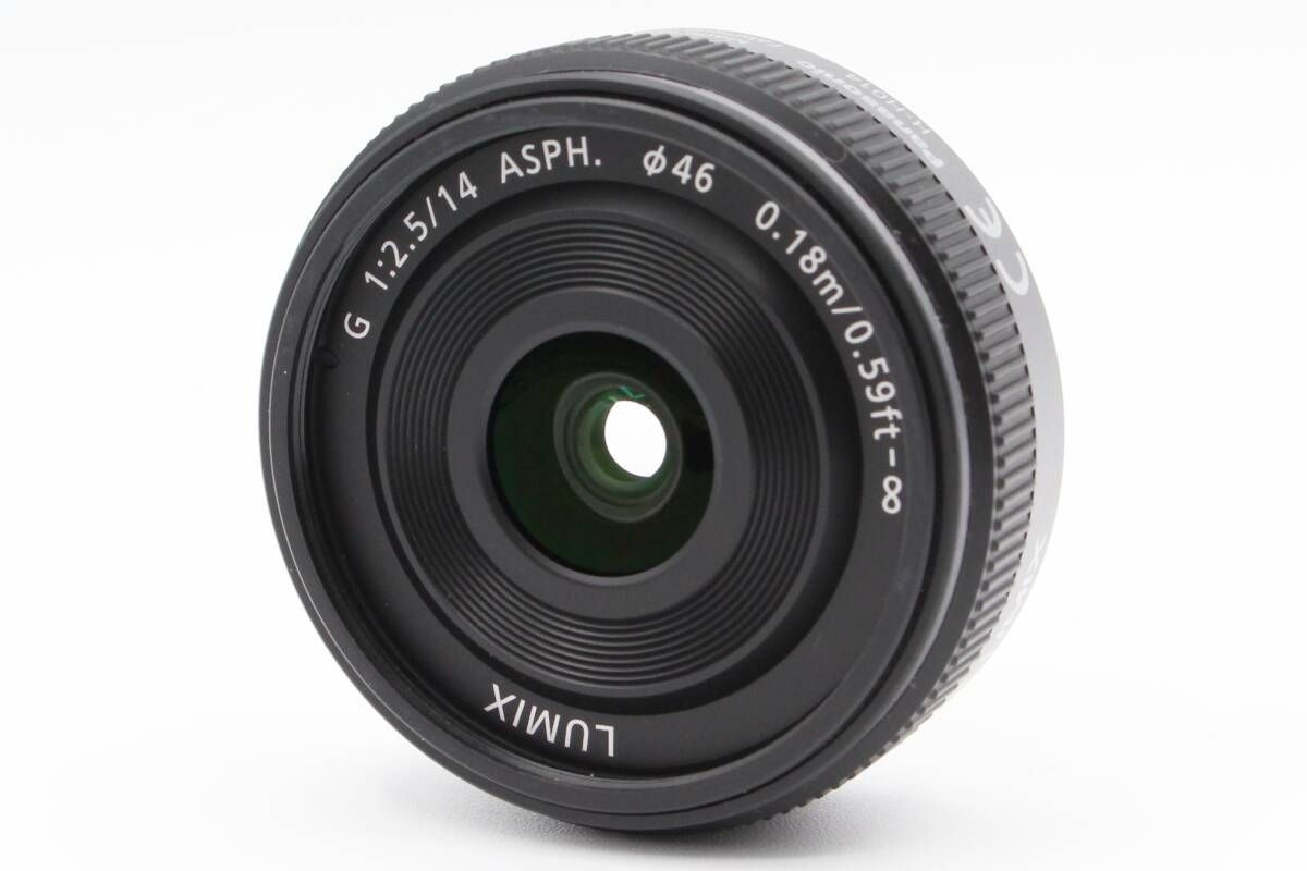 上 パナソニック LUMIX ルミックス G 14mm F2.5 ASPH. H-H014 単焦点レンズ ♯387