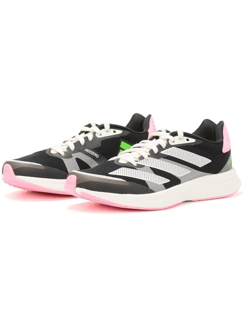 アディダス ランニングシューズ アディゼロ RC 4 LTI42 メンズ コアブラック ゼロメタリック ビームピンク GX6661 25.5 cm コアブラック ゼロメタリック ビームピンク GX6661 25.5 cm