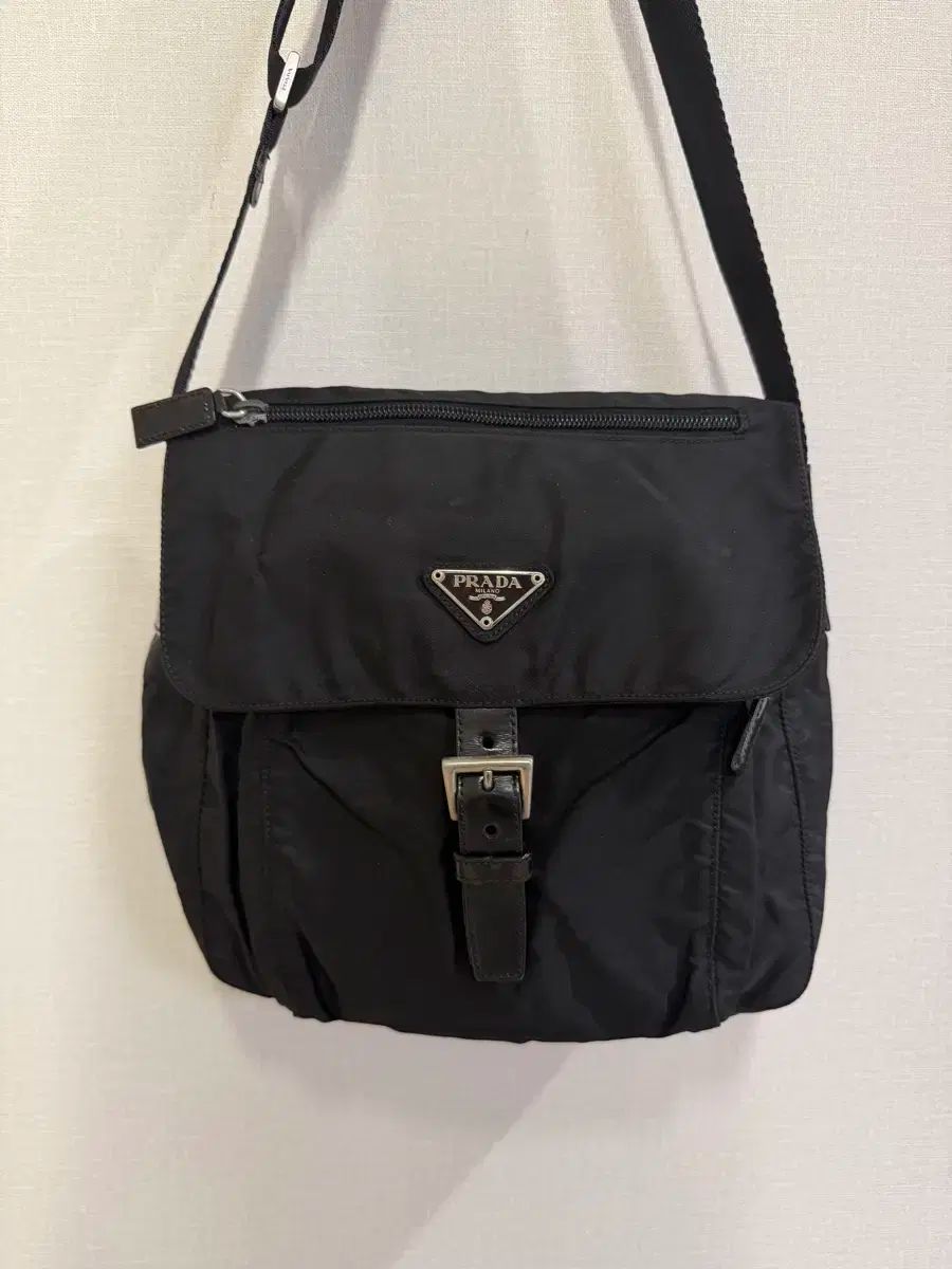 PRADA プラダ ブラック ポコノ ナイロン チュウジェペン ペンタゴン クロスバッグ メッセンジャーバッグ ショルダーバッグ