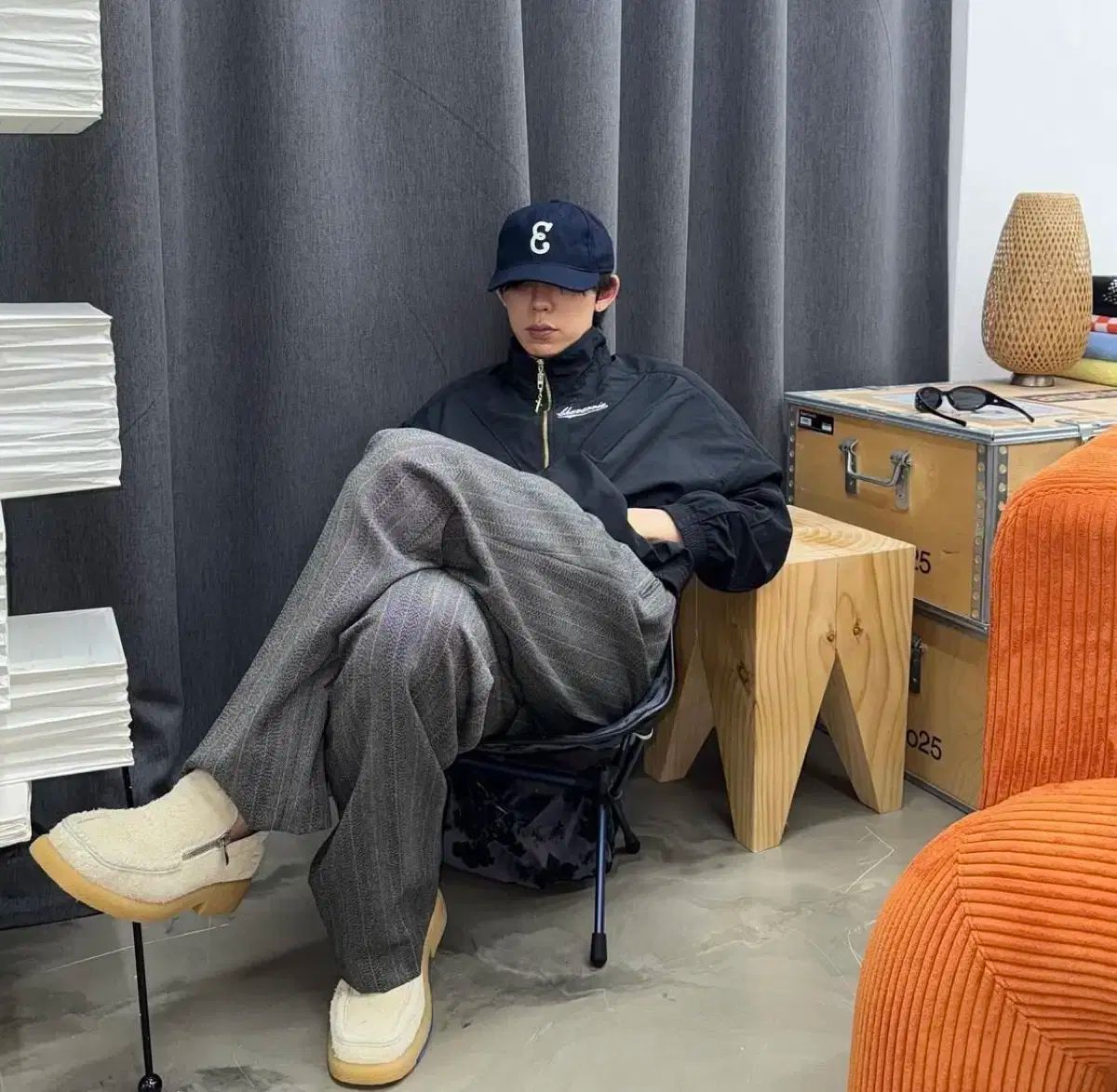 バーバリー チャン ススウェード ローファー 41 270