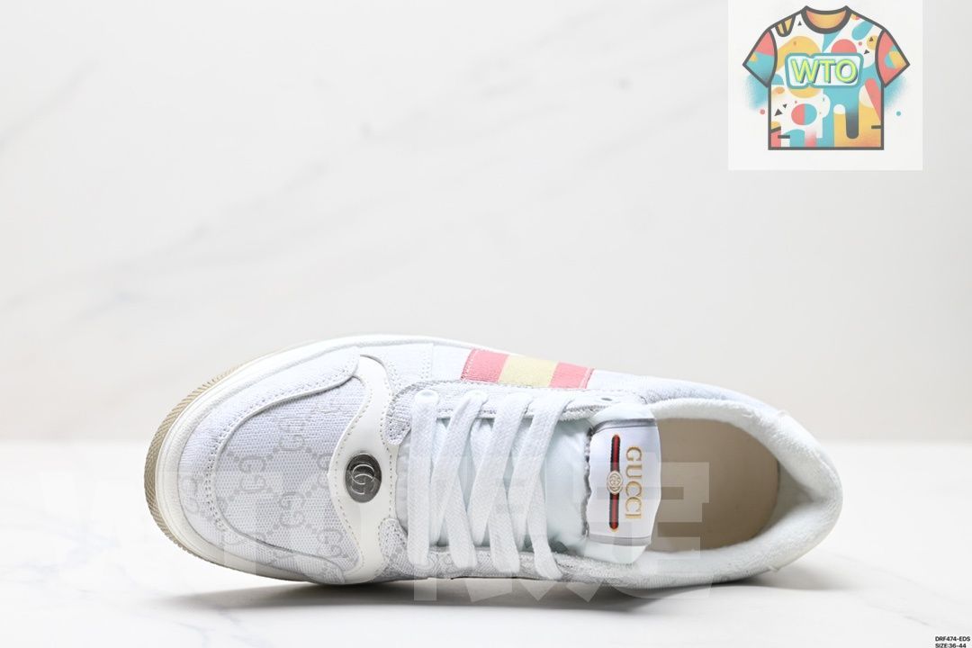 グッチ ディストレスド スクリーナー スニーカー レトロ版 オリジナル アンティーク加工 グッチのダーティーシューズシリーズ