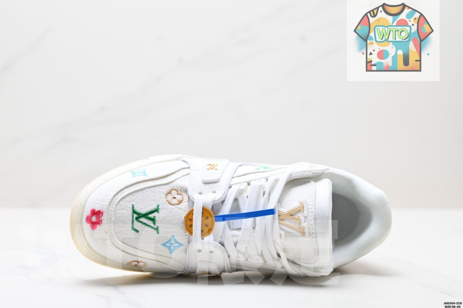 のLVルイ ヴィトン Louis Vuitton Trainer スニーカー ロー カジュアルスポーツカルチャー マッチングしやすいスニーカー03