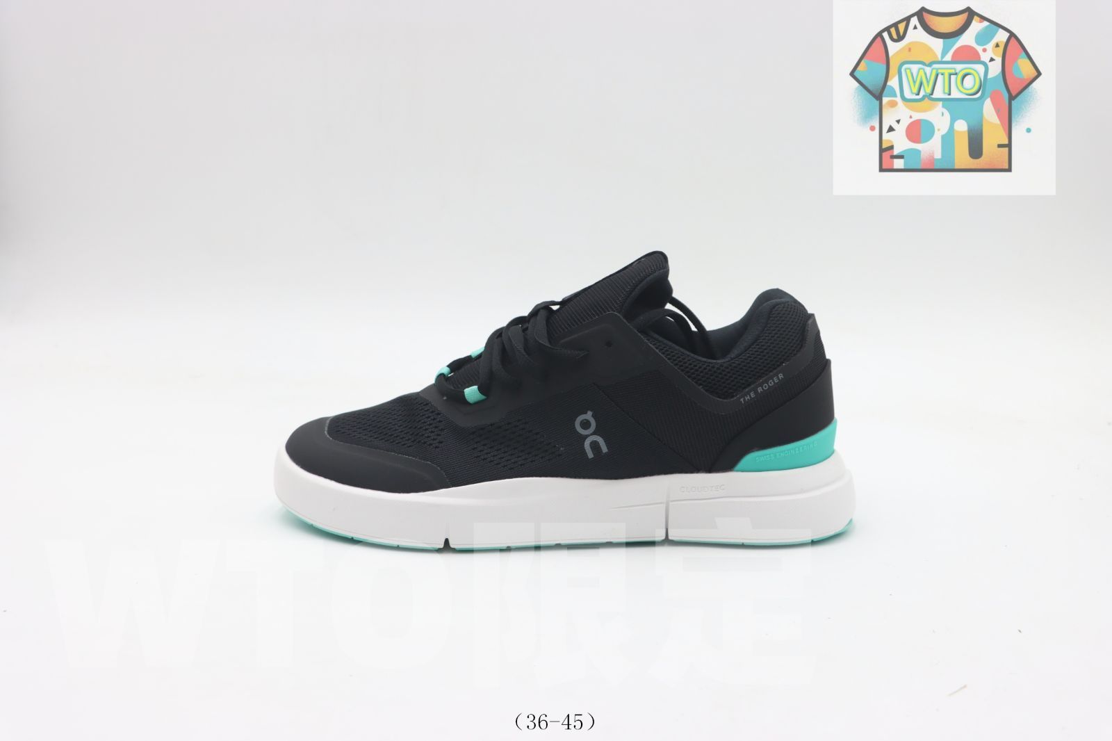 On-Runningランニングシューズ ブラック＆ブルー