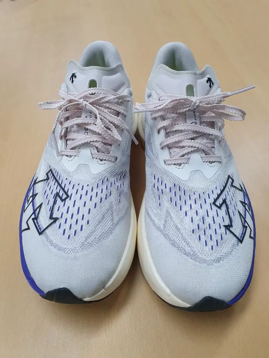 デサント デルタプロ EXP V2 カーボン ランニングシューズ 白 270mm