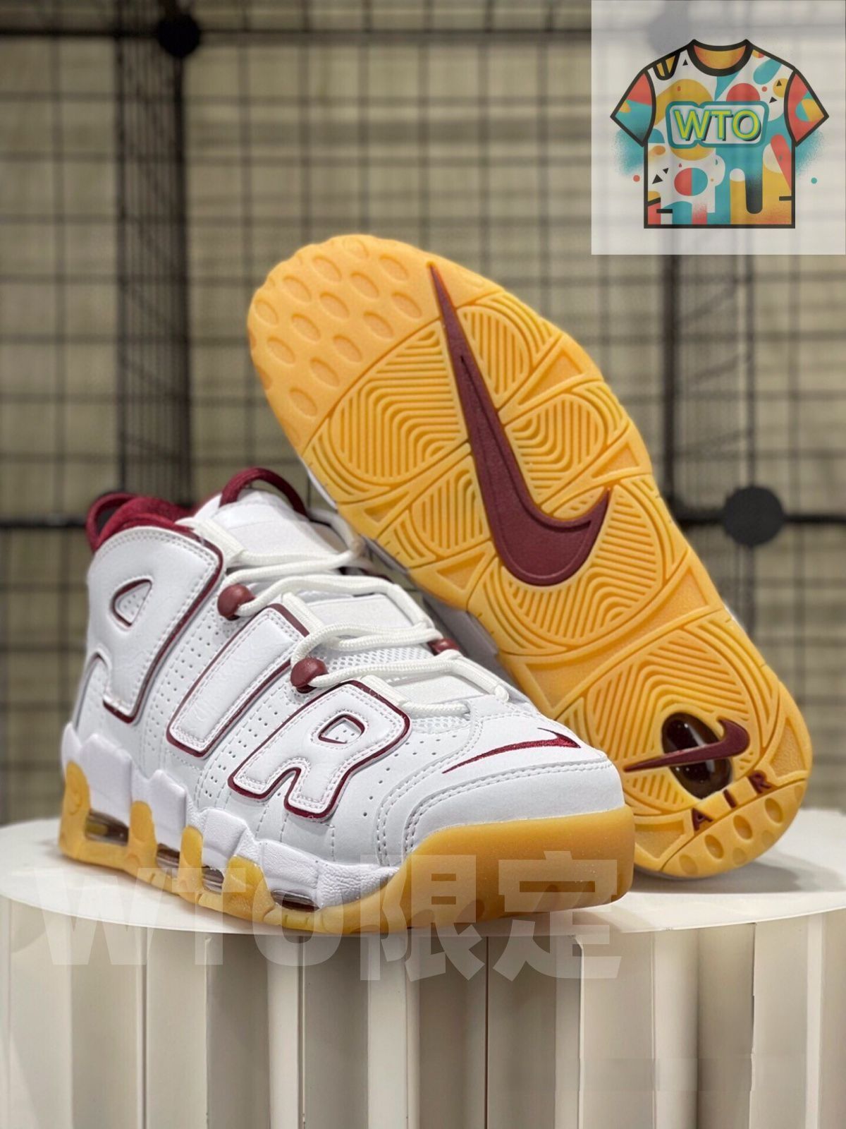  お げ 即 Nike Air more uptempo red toe スニーカー 靴