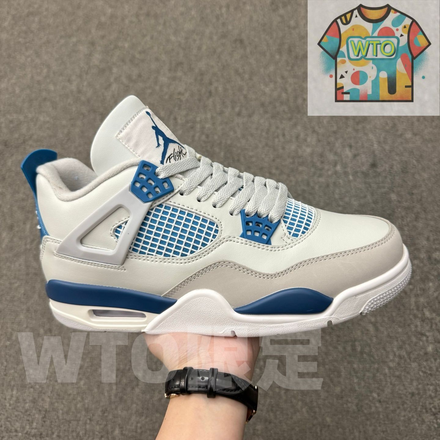ナイキ エアジョーダン4 レトロ インダストリアルブルー FV 5029-141