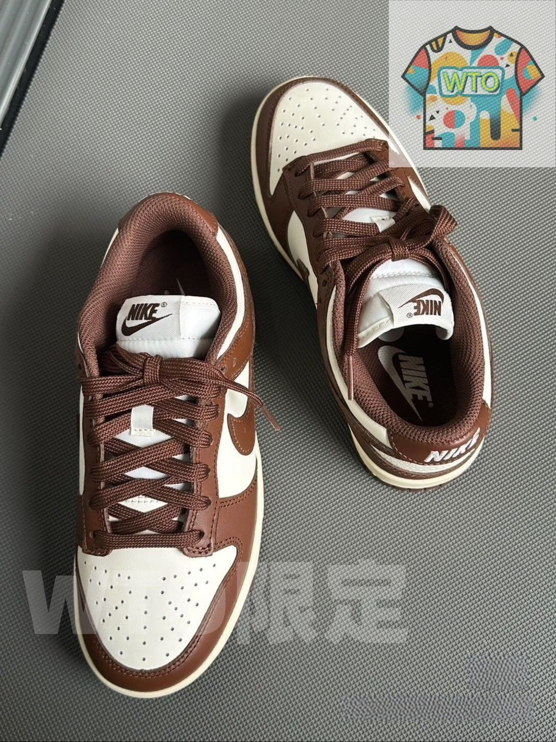  大 Nike dunk surfaces in brown and sail DD 1503-124 男女兼用 スニーカー 靴