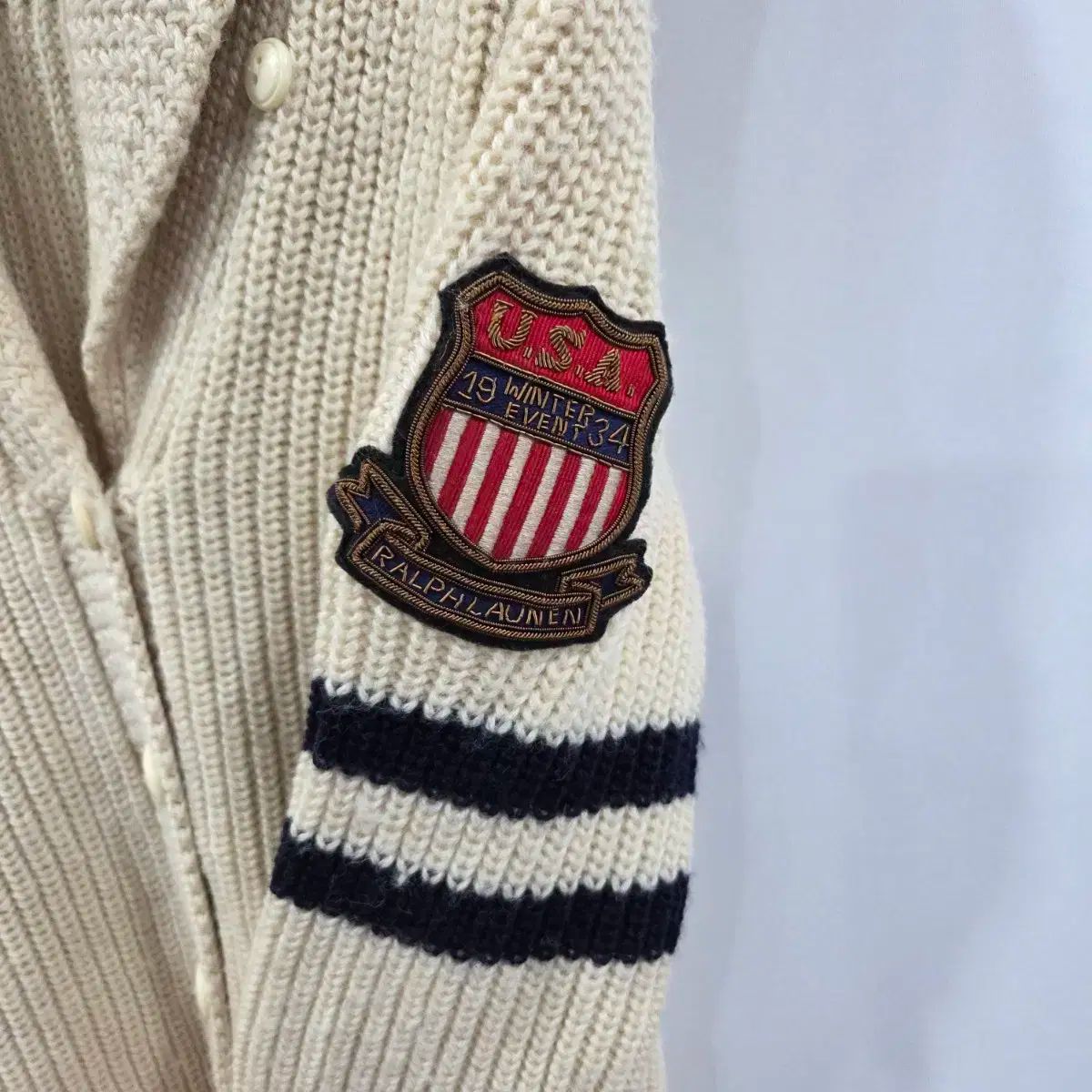 ラルフローレン ショール ニット カーディガン S