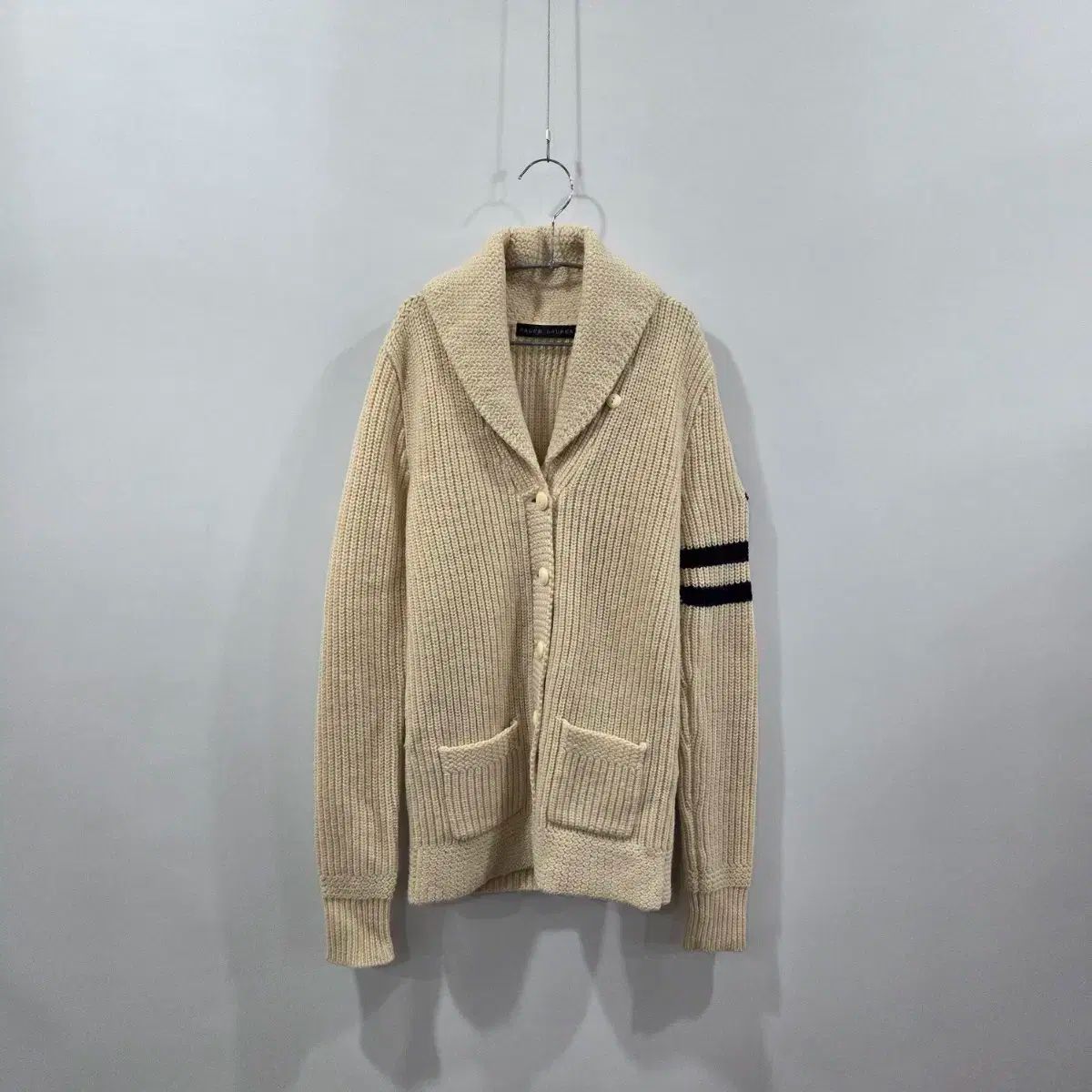 ラルフローレン ショール ニット カーディガン S