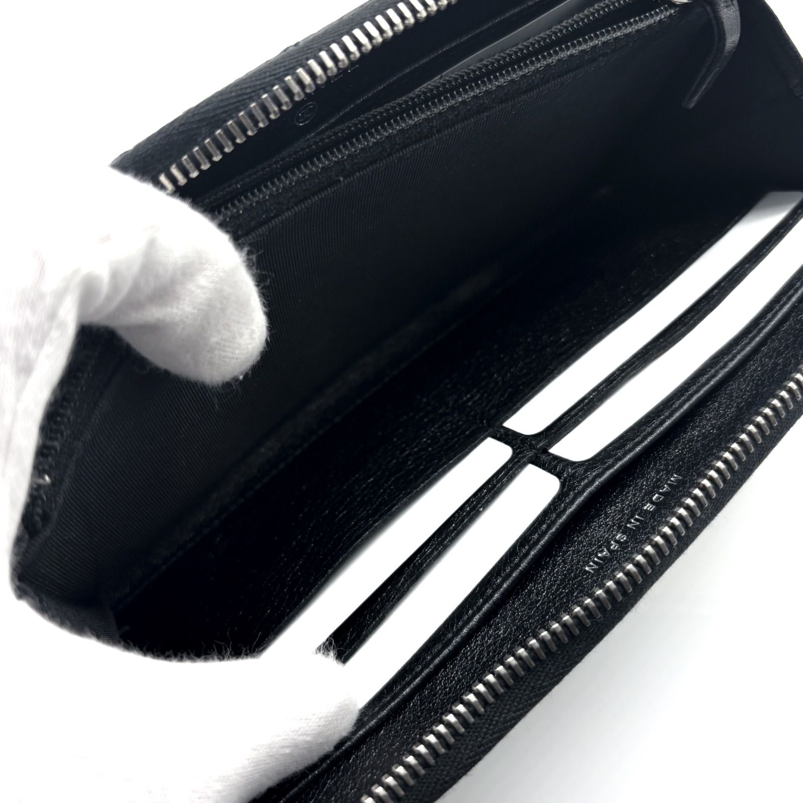 極美品✨】シャネル 長財布 マトラッセ パンチング ラウンドジップ