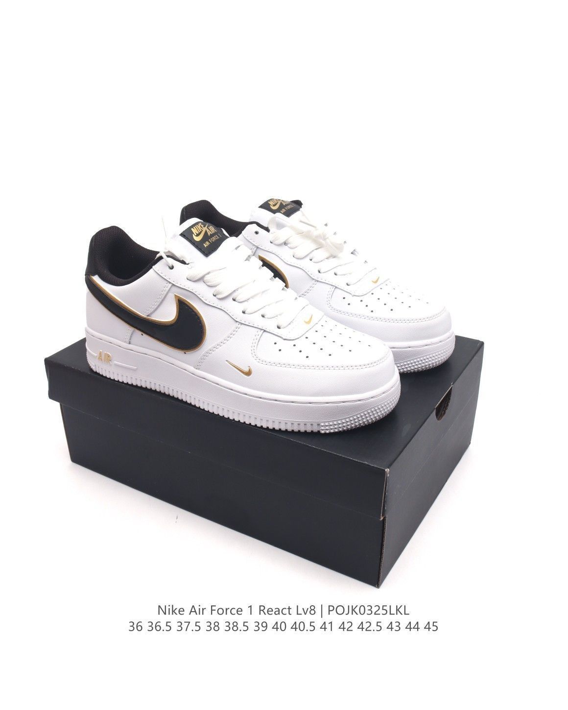 全新 男女兼用 Nike Air Force 1 Low DA8481-100 NIKE AIR FORCE 1 07 LV8 ナイキ エア フォース-WTO輸入1