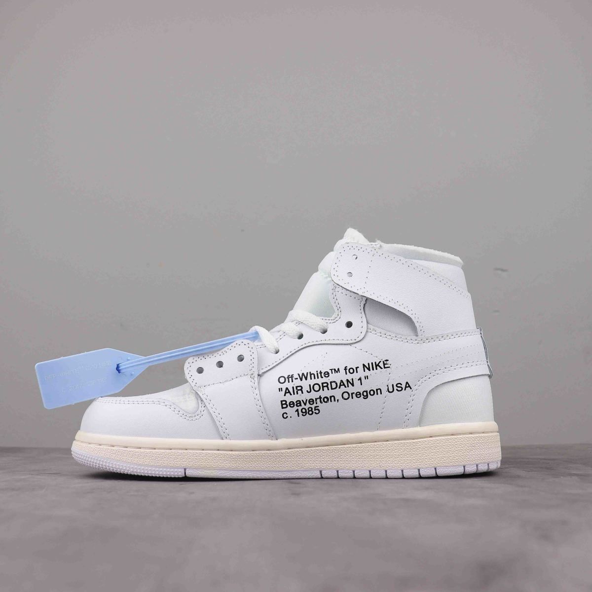 全新 男女兼用 OFF-WHITE X Air Jordan 1 スニーカー-WTO輸入1
