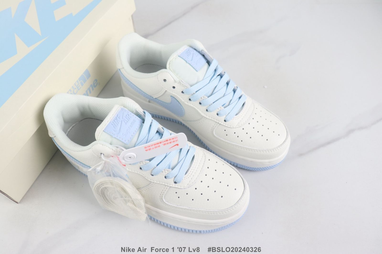 全新 男女兼用 Nike Air Force 1 ′07 x Supreme 02-WTO輸入1