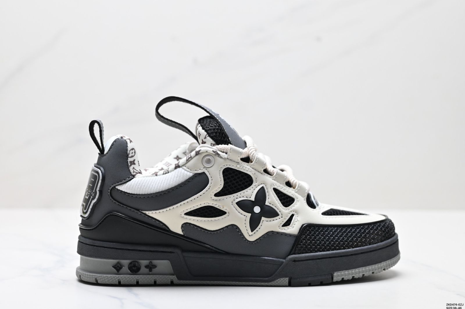 全新 LV スケート メンズ＆レディース スニーカー モノグラム レザー スケートシューズ02-WTO輸入1