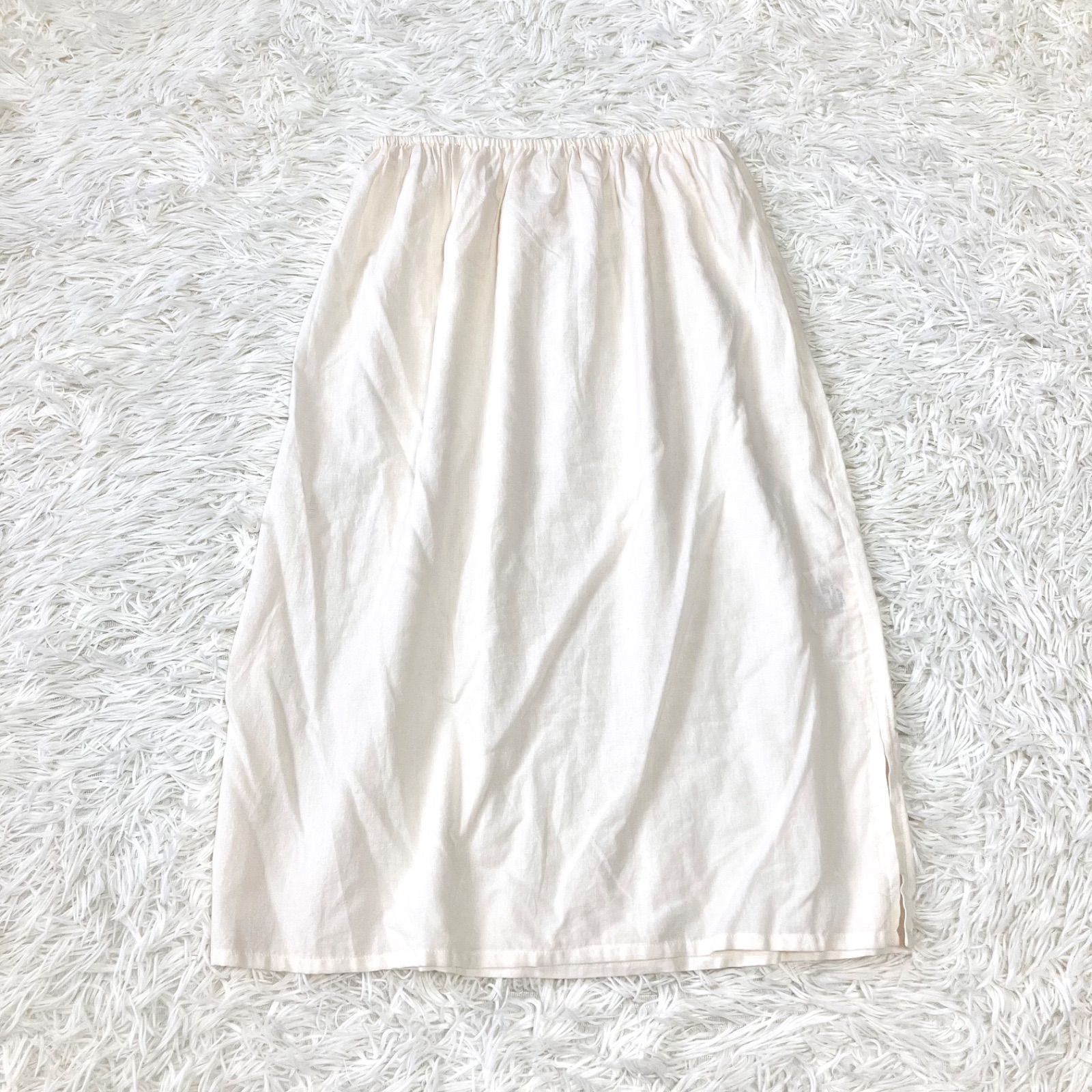 PRISTINE バルファススカート 洗える オーガニックコットン100% 日本製