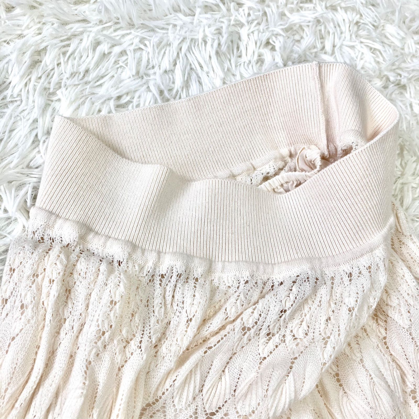 PRISTINE バルファススカート 洗える オーガニックコットン100% 日本製