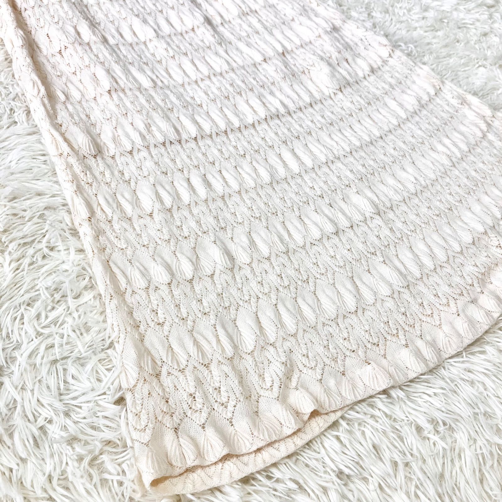 PRISTINE バルファススカート 洗える オーガニックコットン100% 日本製