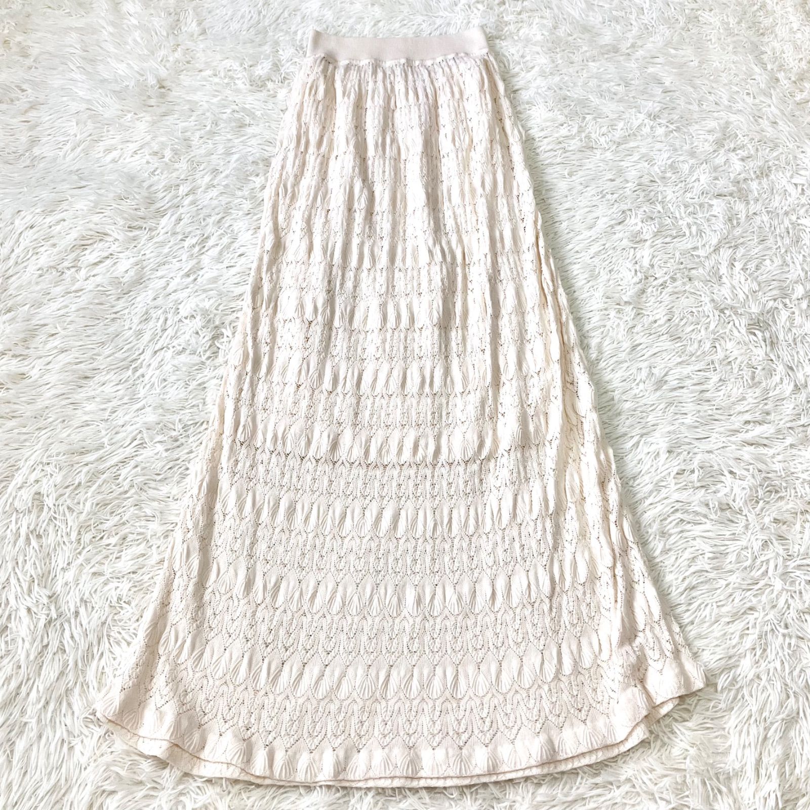 PRISTINE バルファススカート 洗える オーガニックコットン100% 日本製