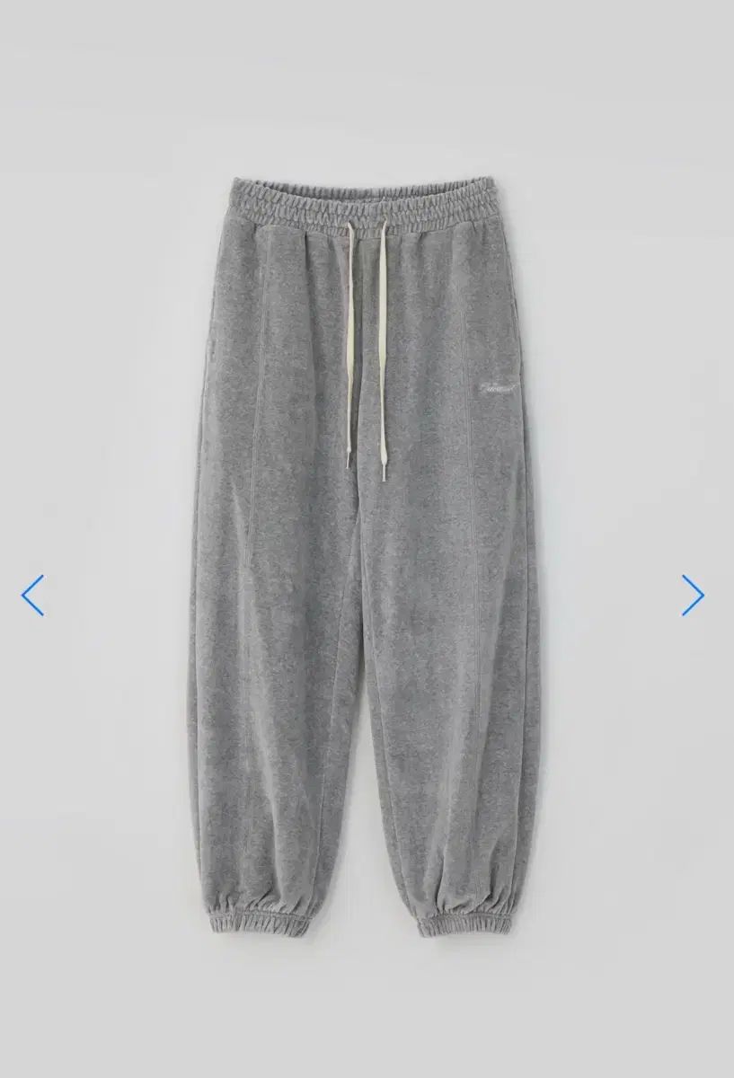 タナット ベロア LOVE YOURSELF 承 Her ジョガーパンツ グレー