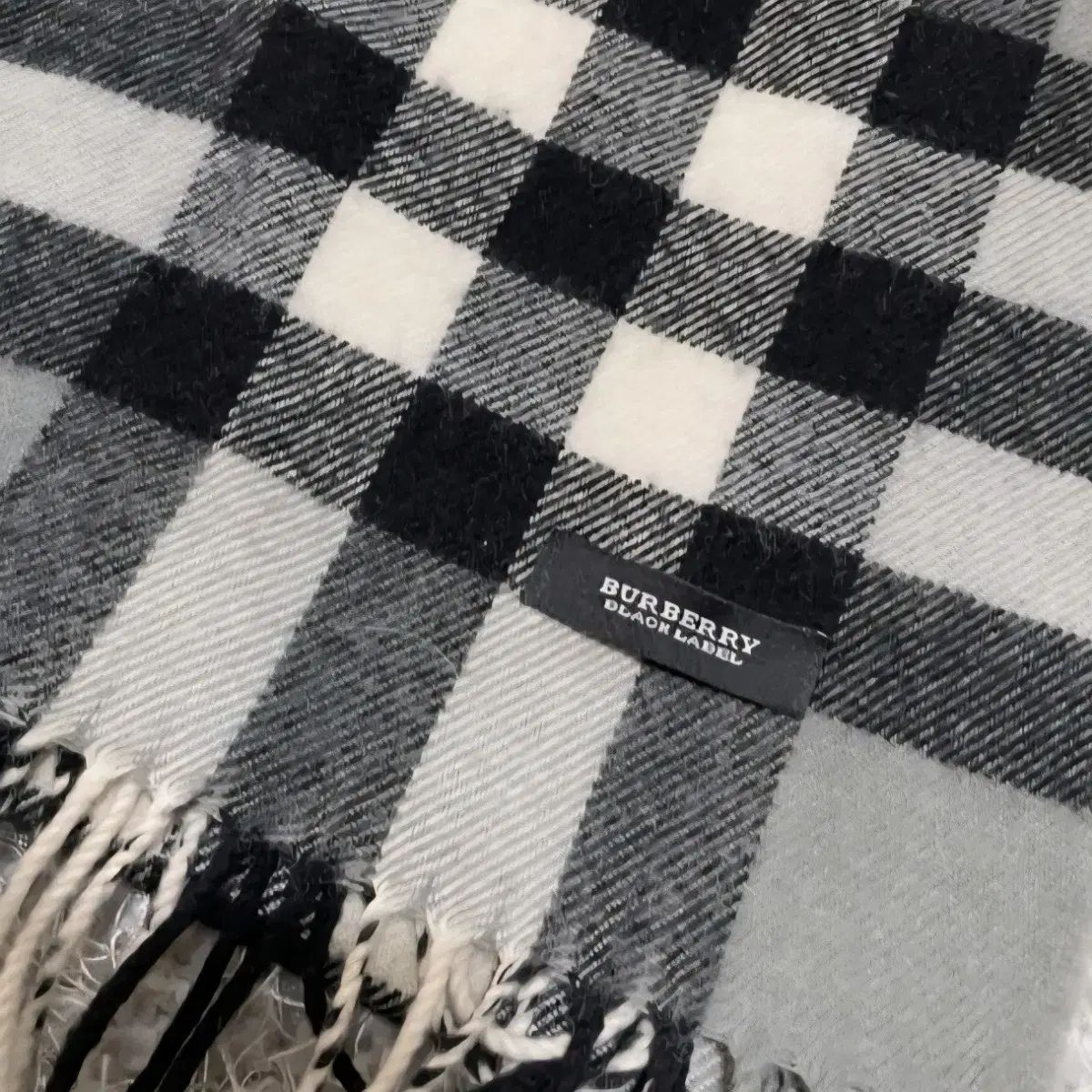 バーバリー グレー BIG ノヴァチェック マフラー