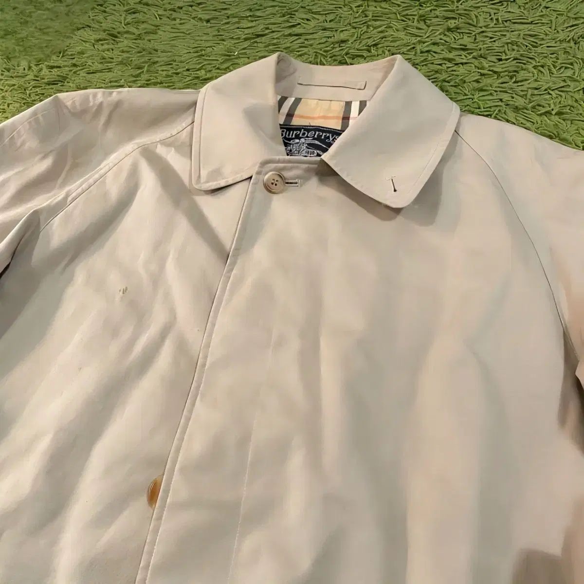 105 バーバリー メンズ シングルコート ロングコート