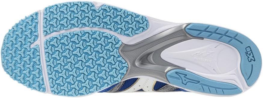 ミズノ ランニングシューズ ウエーブエンペラー ジャパン 4 部活 軽量 クッション性 陸上 トラック800 m ランニング マラソン トラック 薄底 ブルー×ホワイト 2 E